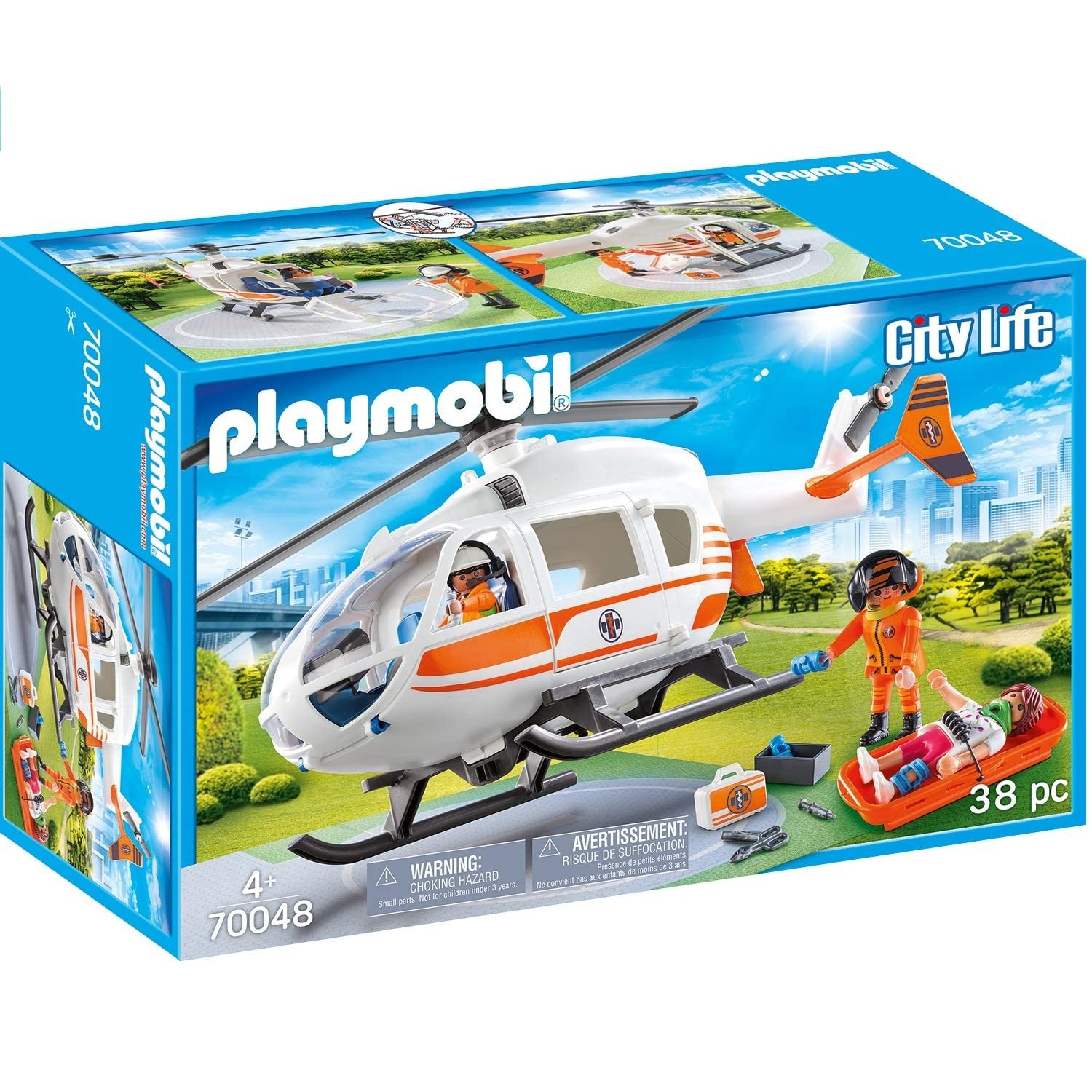 Playmobil 70048 Helicóptero de Rescate