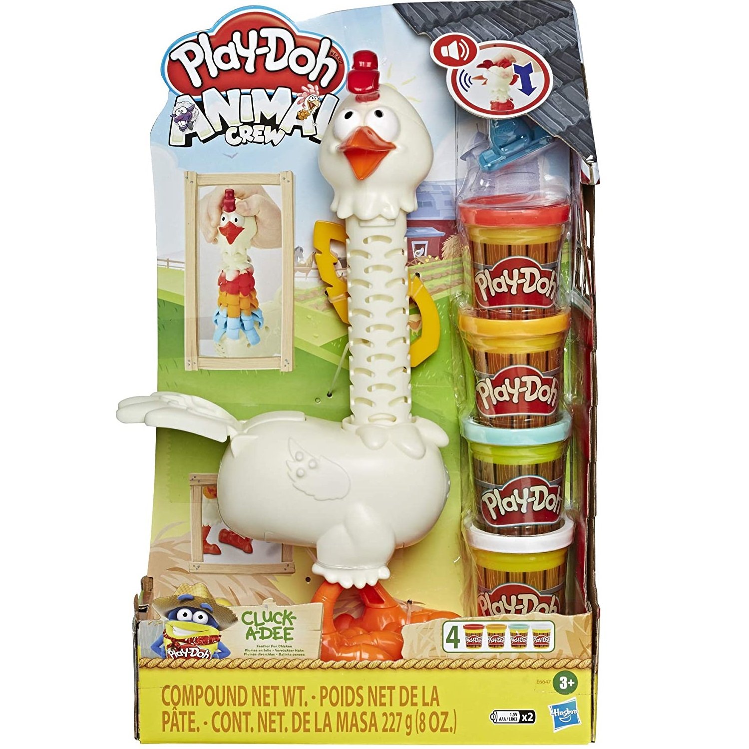 Play-Doh Gallina Plumas Divertidas