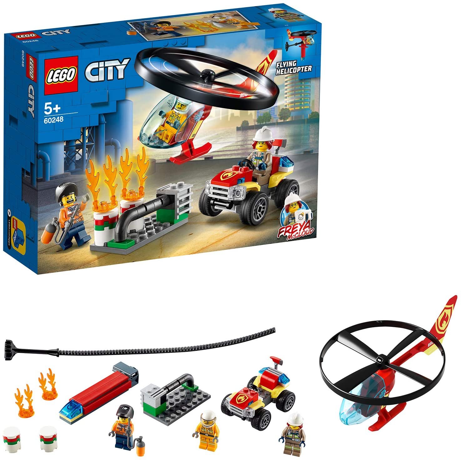 LEGO 60248 Intervención del Helicóptero de Bomberos