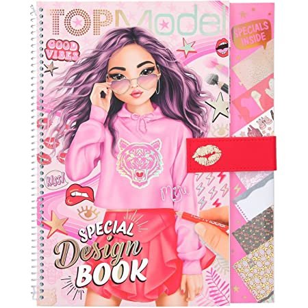 TopModel Colorear Especial diseño Libro con Plantillas