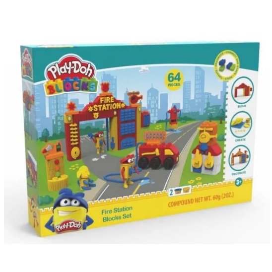 PLAY DOH BLOCKS ESTACIÓN DE BOMBEROS