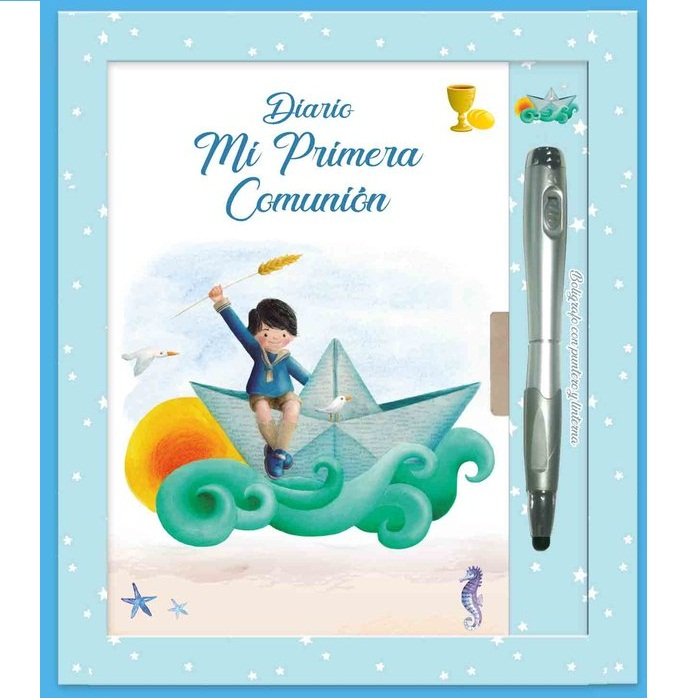 Diario Comunión Niño + Bolígrafo