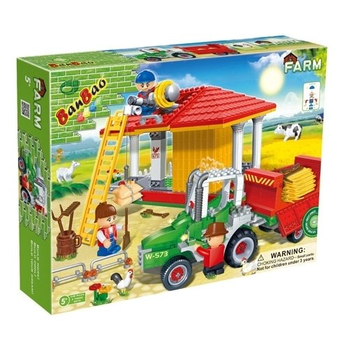 Granja con tractor 448 piezas