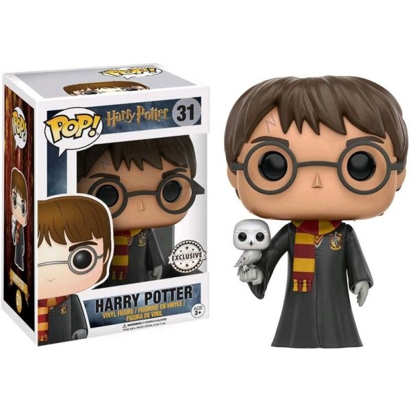 FUNKO POP Harry Potter 31 Harry con Hedwig Exclusivo