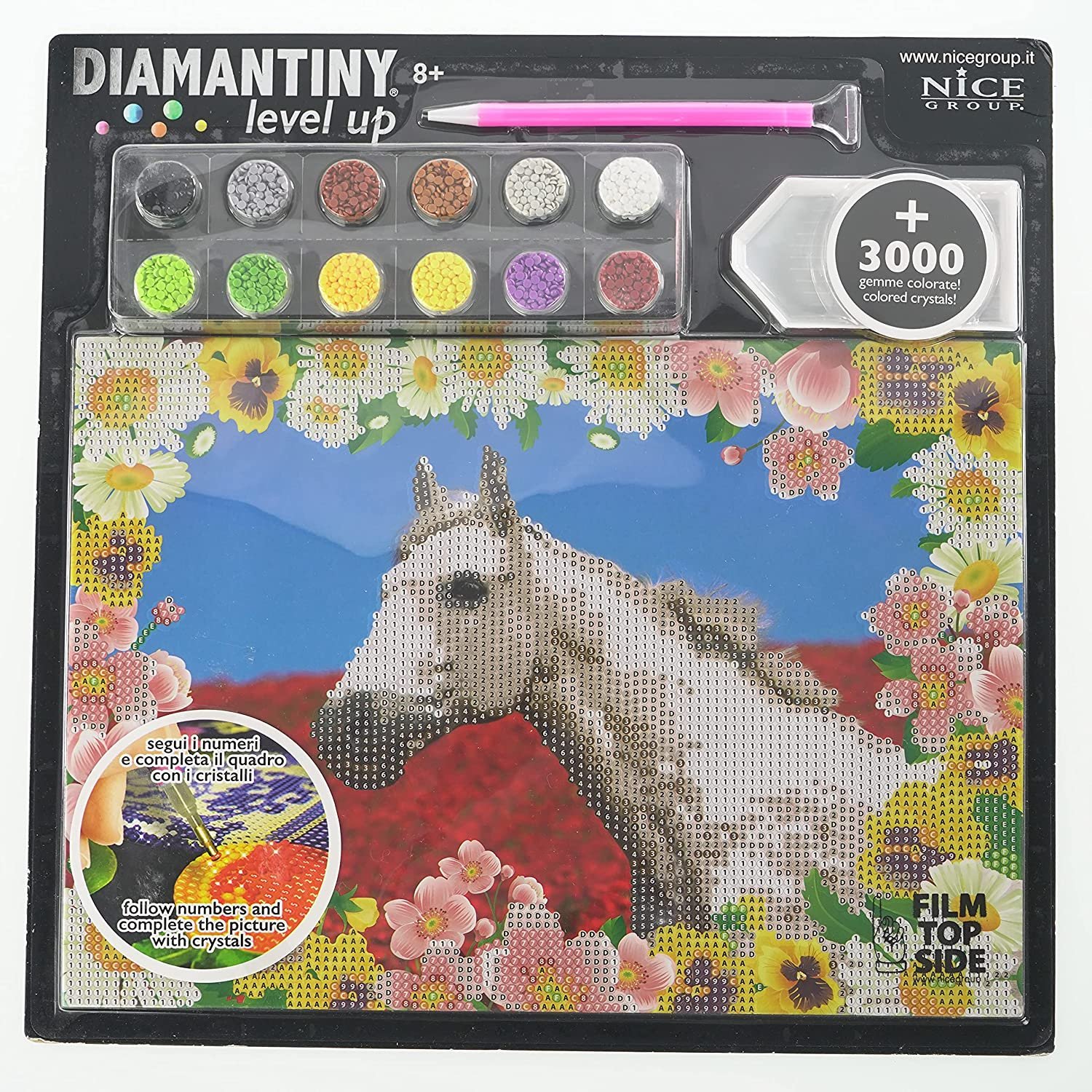 DIAMANTINY Mosaico del Caballo Blanco