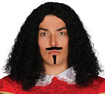 Peluca de Época con perilla Hombre