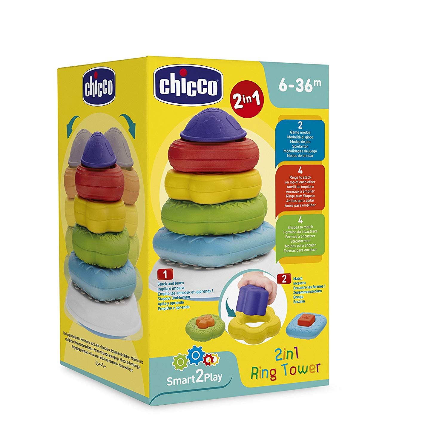 Torre de Anillos 2 en 1 - Chicco