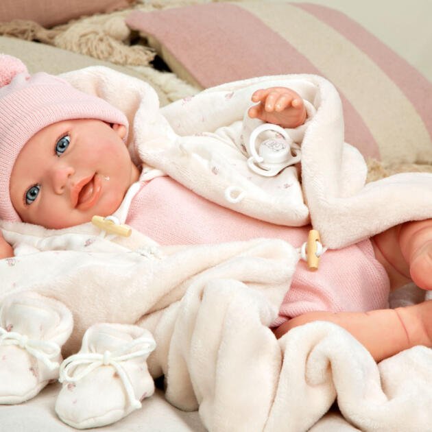 Bebé Reborn Elba con manta