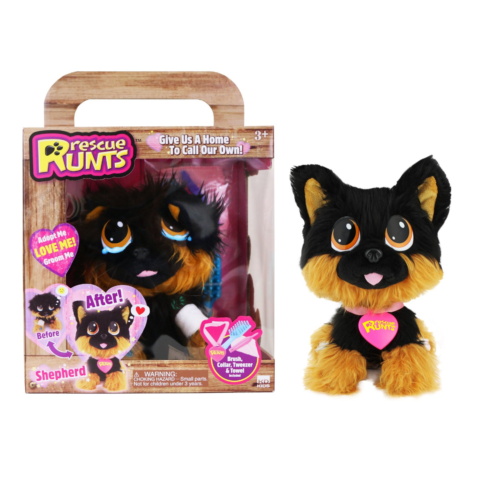 Rescue Runts -Shepherd Pastor Alemán Busca Hogar