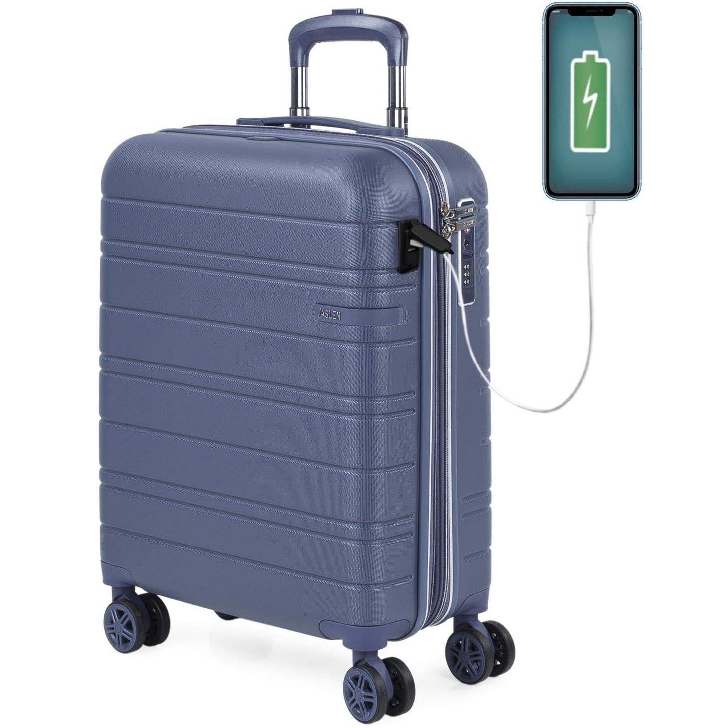 Maleta Cabina Jaslen Azul