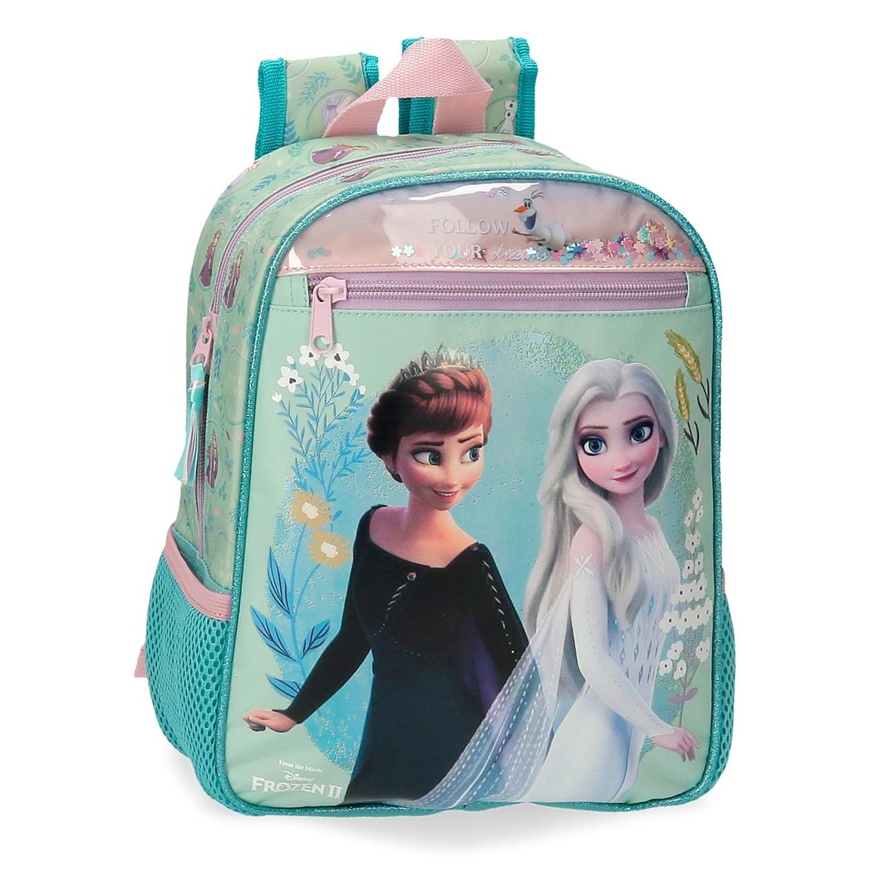Mochila Preescolar Frozen Follow Your Dreams 28cm