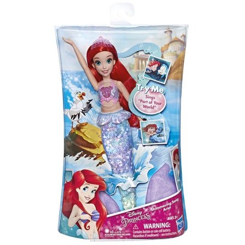 Muñeca Ariel Música Brillante