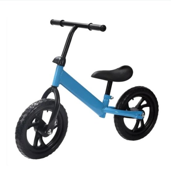 Bicicleta De Equilibrio Ajustable Sin Pedales - AZUL