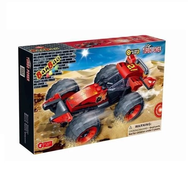 Coche de Carreras Construcción 81 Piezas