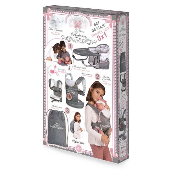 Set De Viaje Bebé Reborn Decuevas