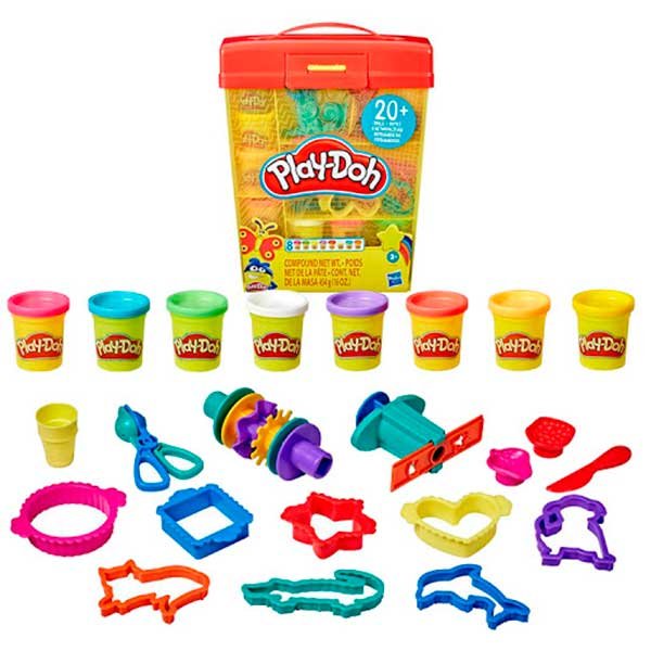 Play-Doh Super Maletín Plastilina 20 Accesorios