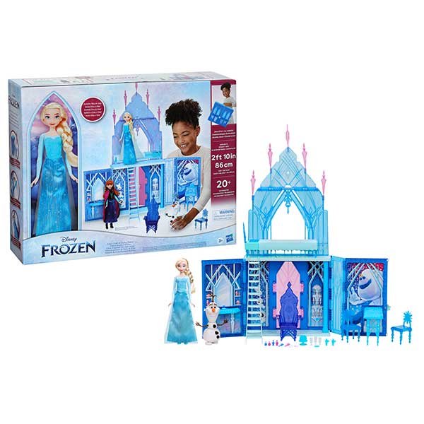 Frozen Palacio Portátil de Hielo de Elsa con Muñeca