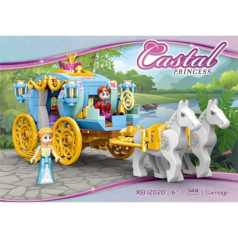 Carruaje Cenicienta - Construcción 349 piezas