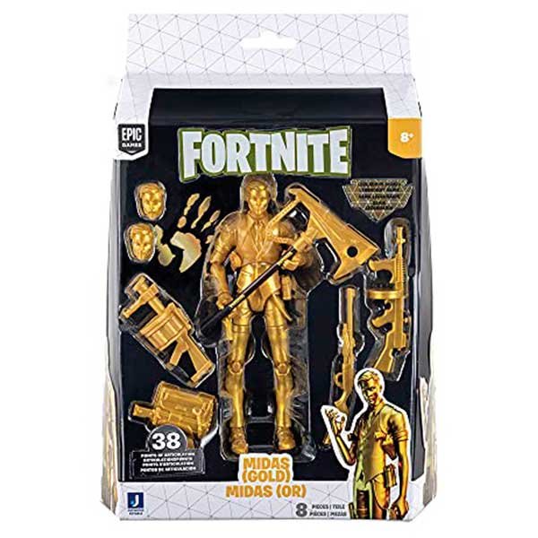 Fortnite Figura Midas Gold 15cm