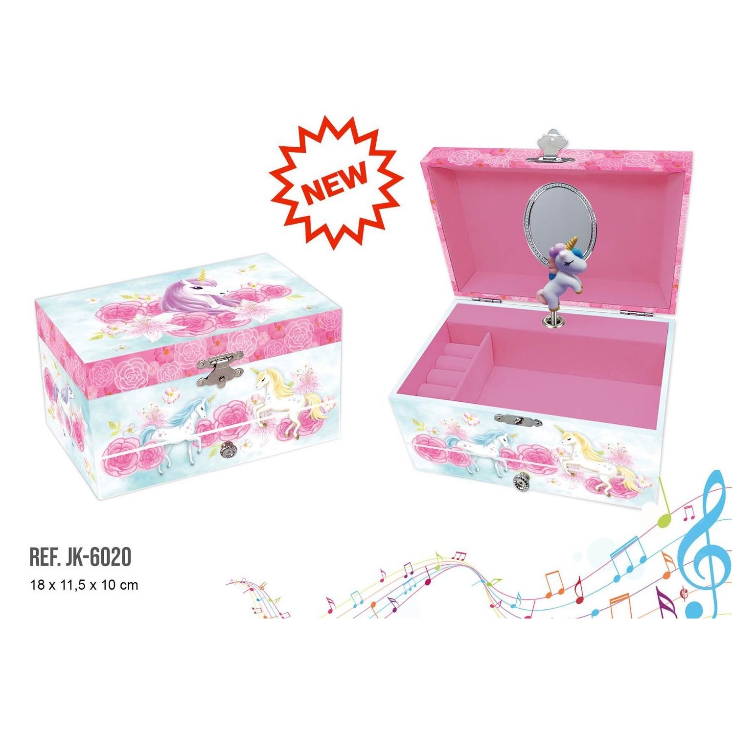 Joyero Musical Unicornio