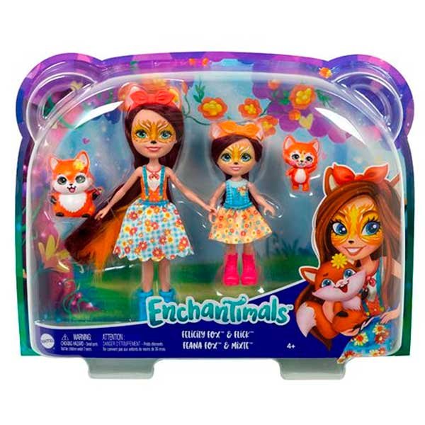 Enchantimals Hermanas Muñecas Felicity y Feana Fox