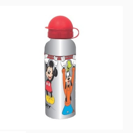 Botella aluminio Mickey Pluto500ml
