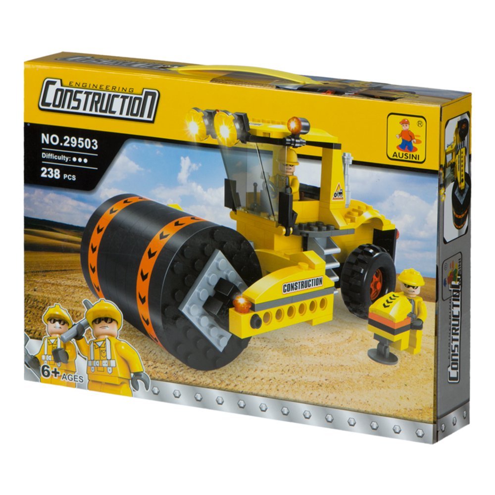 Ausini - Juego de construcción Aplanadora - 237 piezas