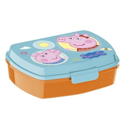 Sandwichera Rectangular Peppa Pig