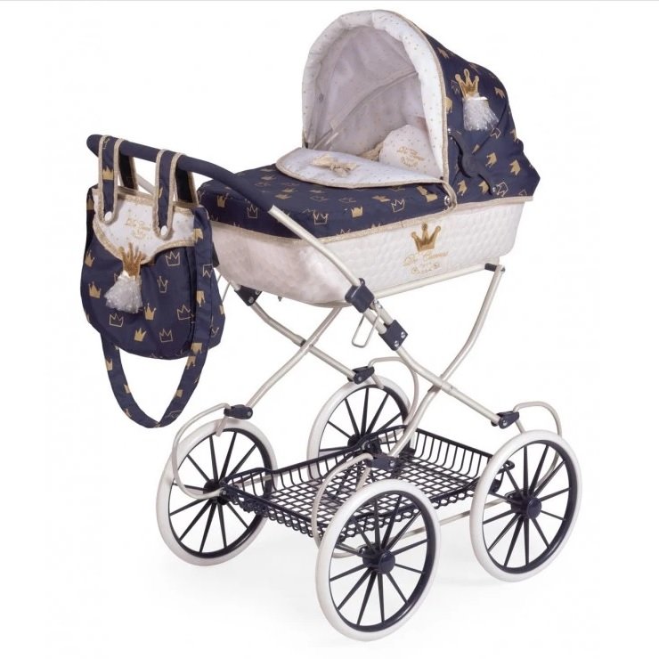Carro de Muñecas Classic Gold Plegable De Cuevas Toys 81032