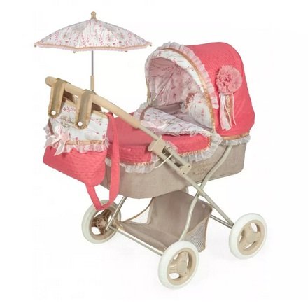 Coche de Muñecas Plegable con Sombrilla Martina