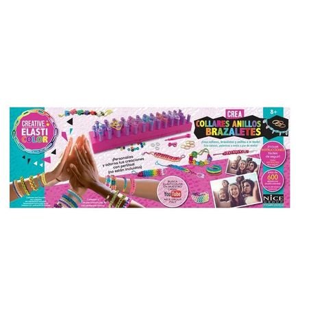 Set Cuentas NICE Set de manualidades Creative Elasticolor