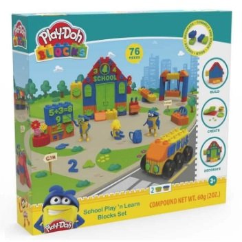 Play Doh Blocks Escuela