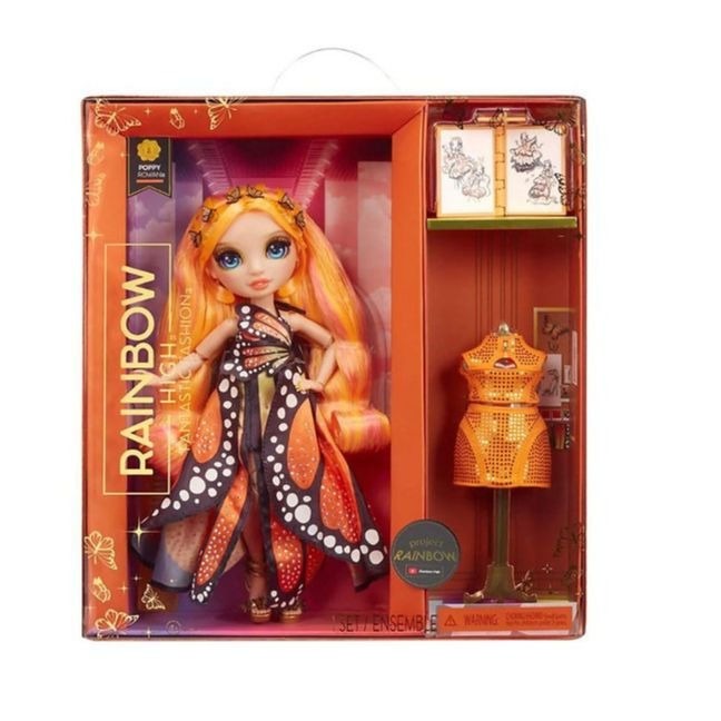 RAINBOW HIGH FANTASTIC FASHION POPPY ROWAN - ORANGE
