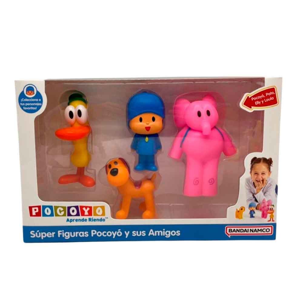 Pack 4 Super Figuras Pocoyo Y Sus Amigos