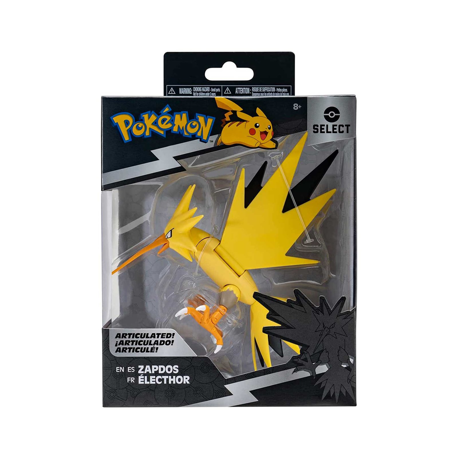 Pokémon Figura Articulada Zapdos 15 cm