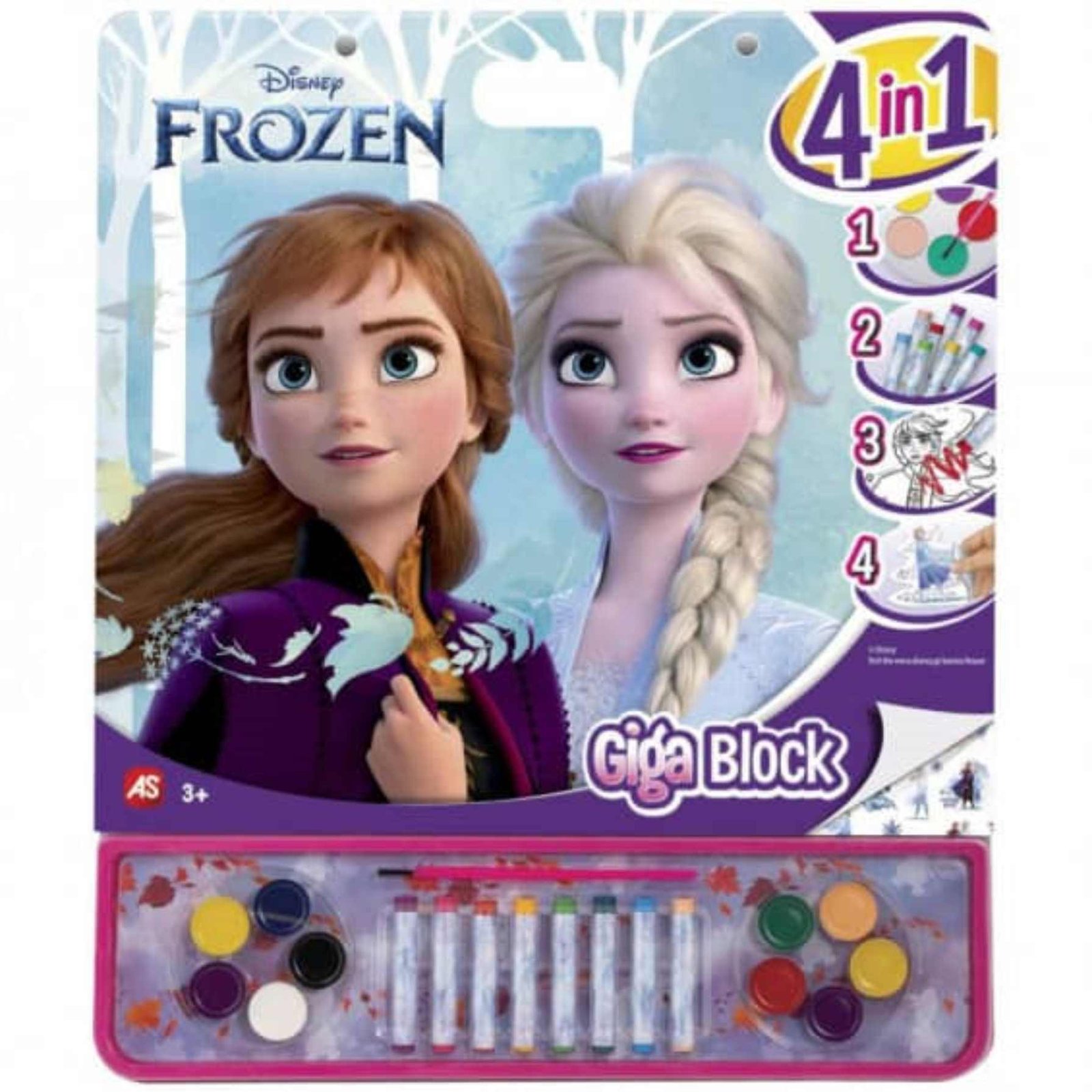 Frozen Libro de colorear Giga Block 4 en 1