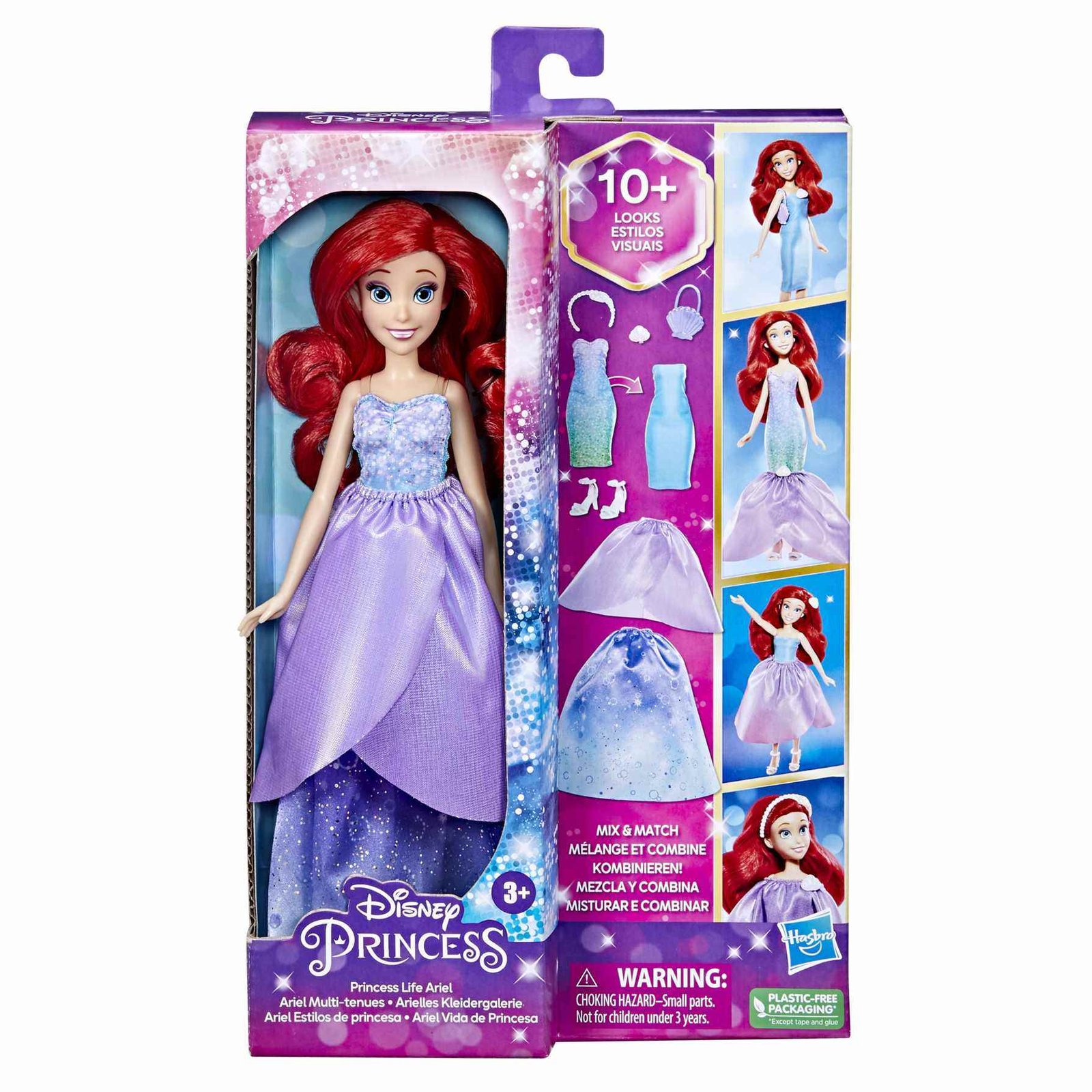 Muñeca Ariel Estilos de Princesas La Sirenita Disney