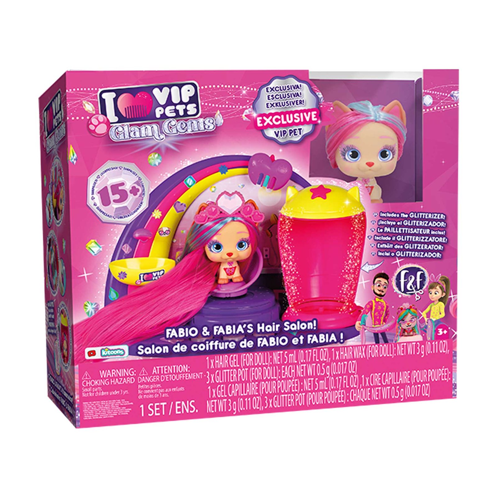 VIP Pets F&F Hair Salon Glam Gems
