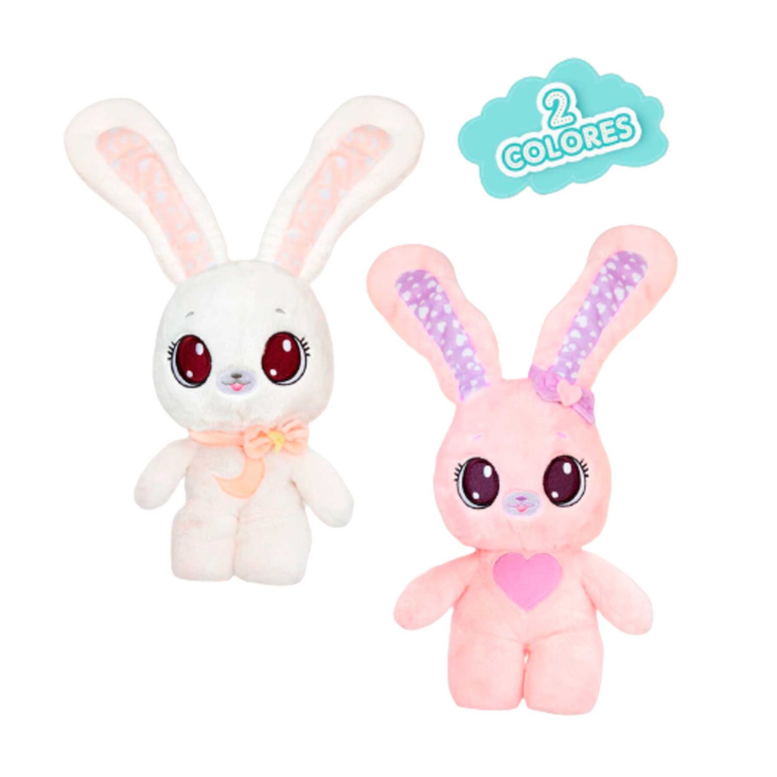 Peekapets Bunny Plush BLANCO
