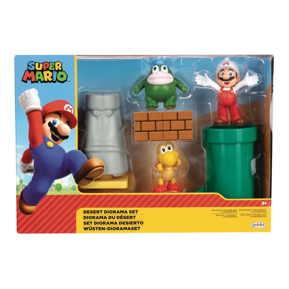 Super Mario Diorama Set Desierto