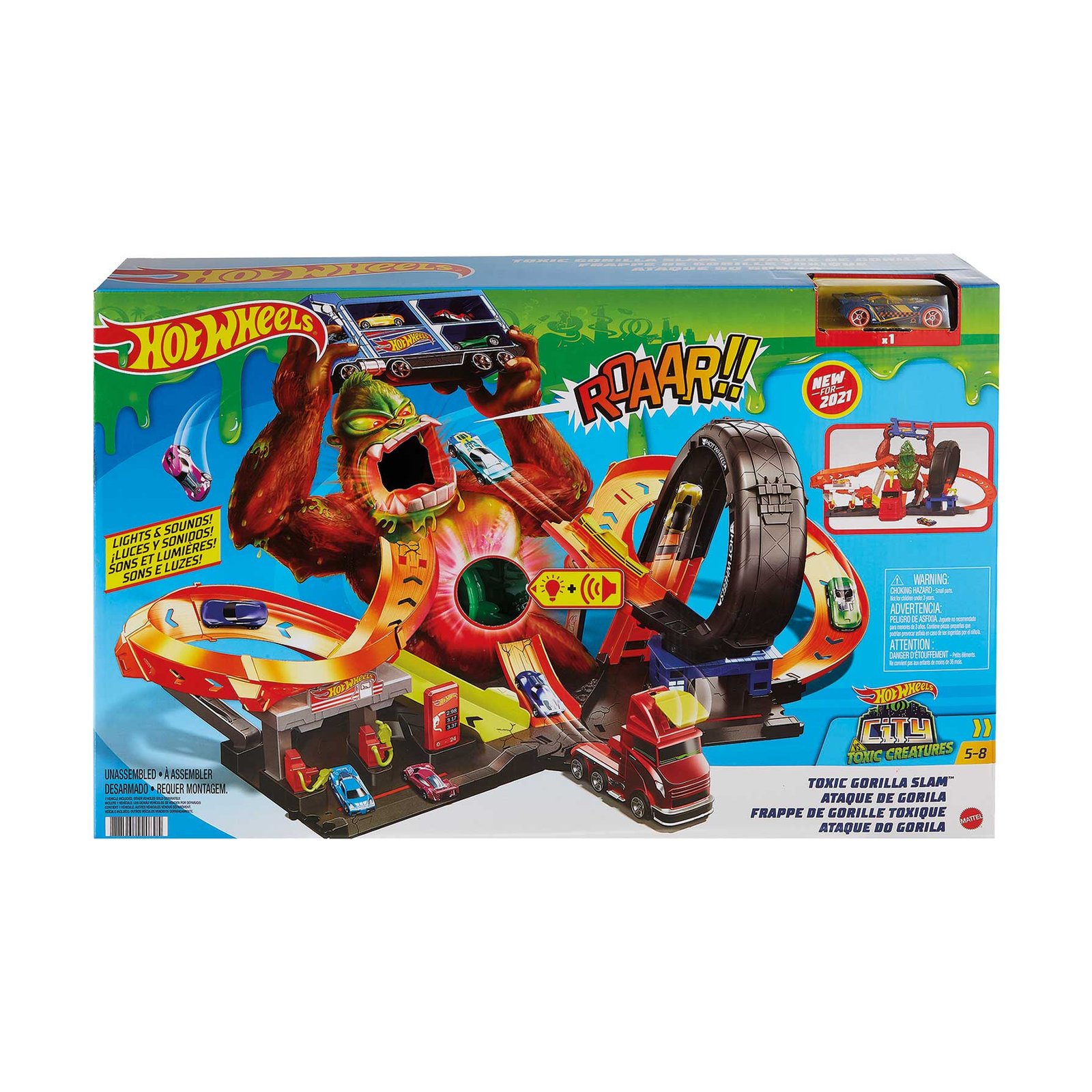 Hot Wheels - Ataque del Gorila Tóxico