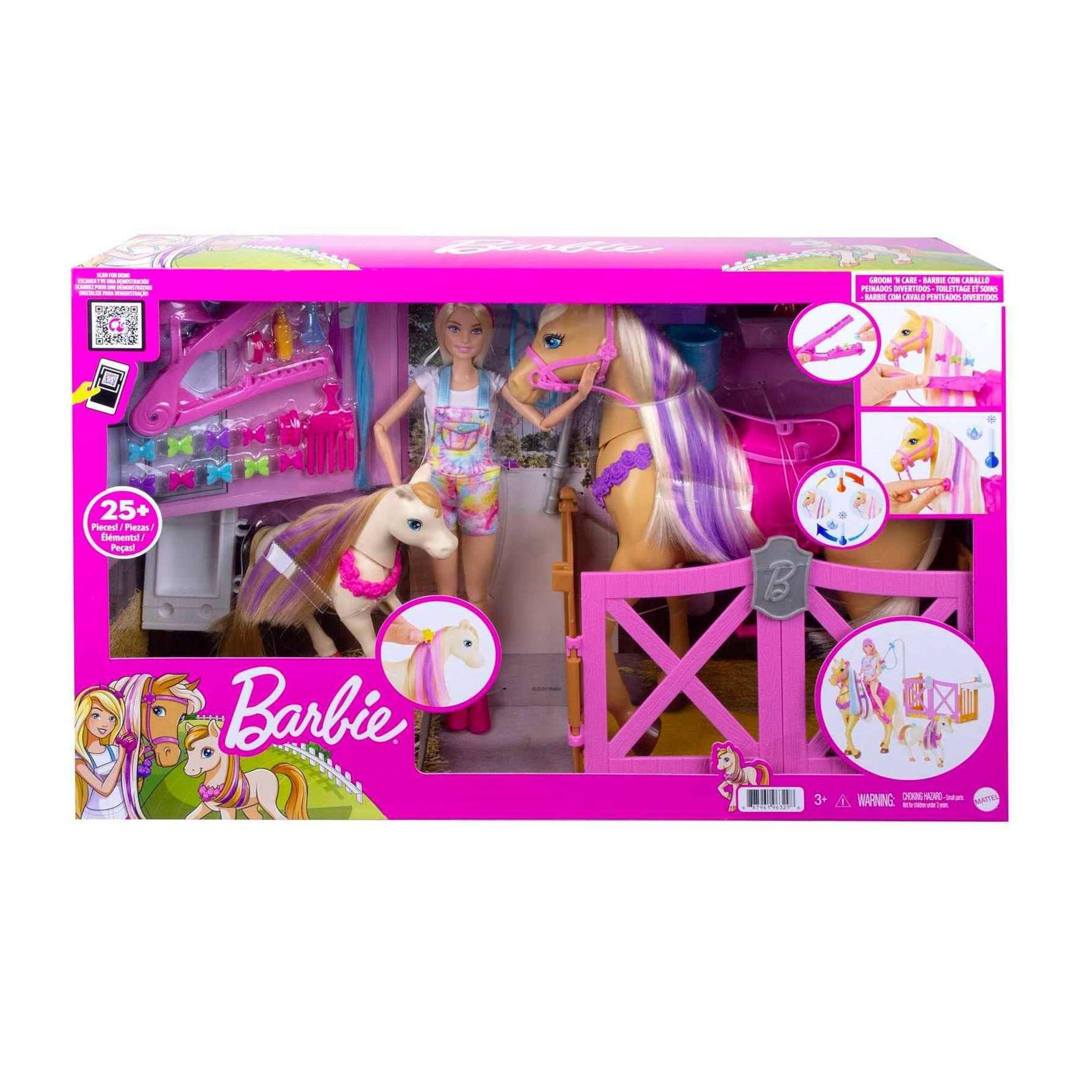 Barbie con Caballo y Poni