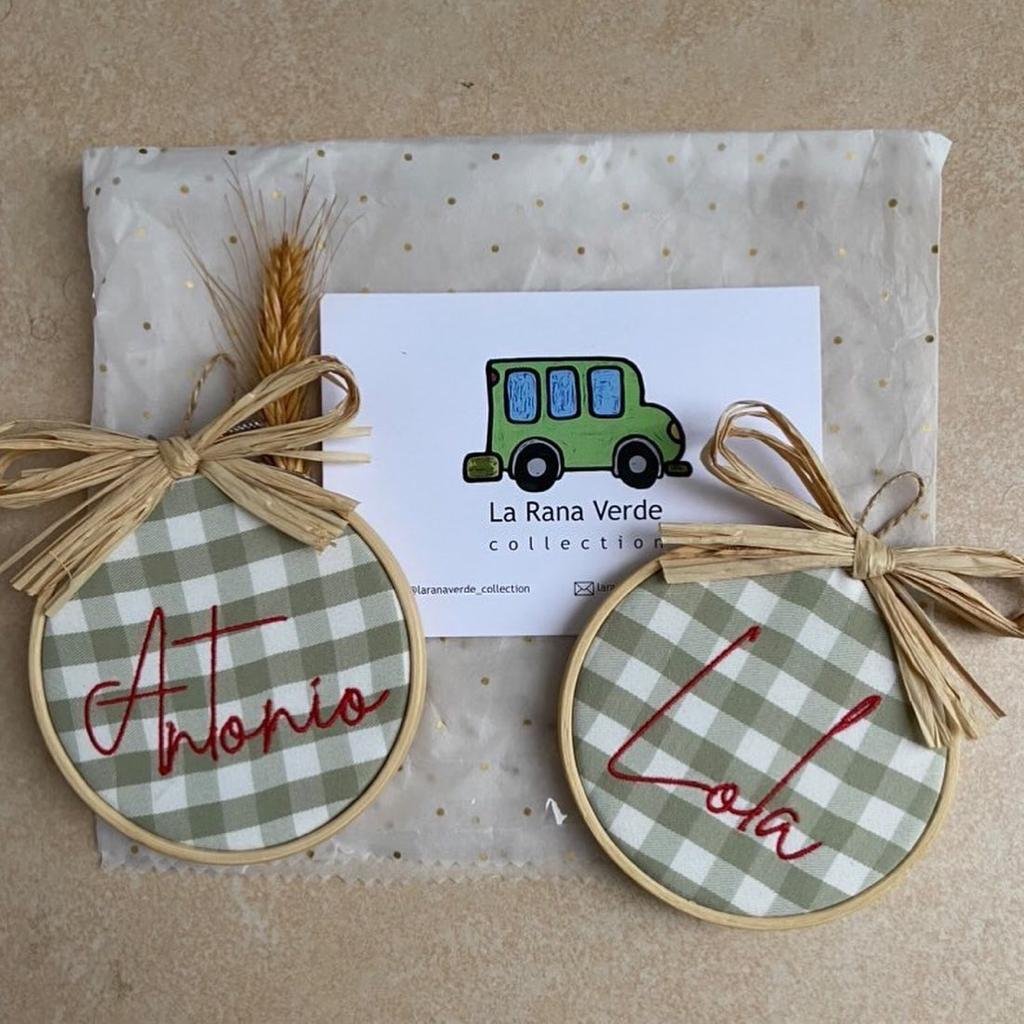 Bastidor 10cm Personalizado - La Rana Verde