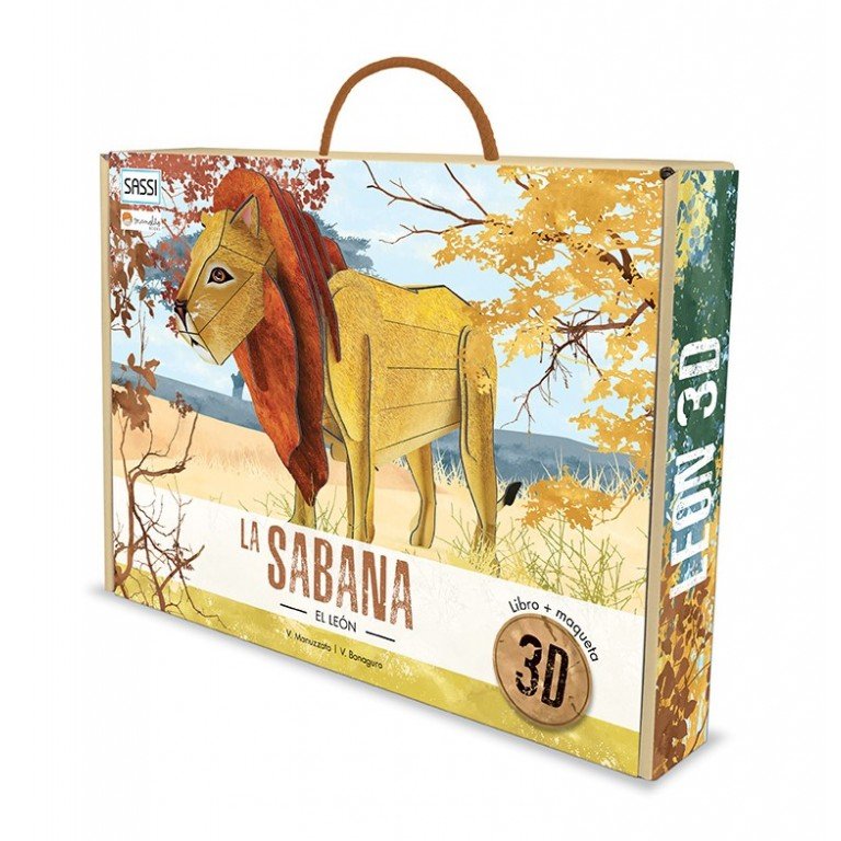 La Sabana - El león. Libro+Maqueta 3D