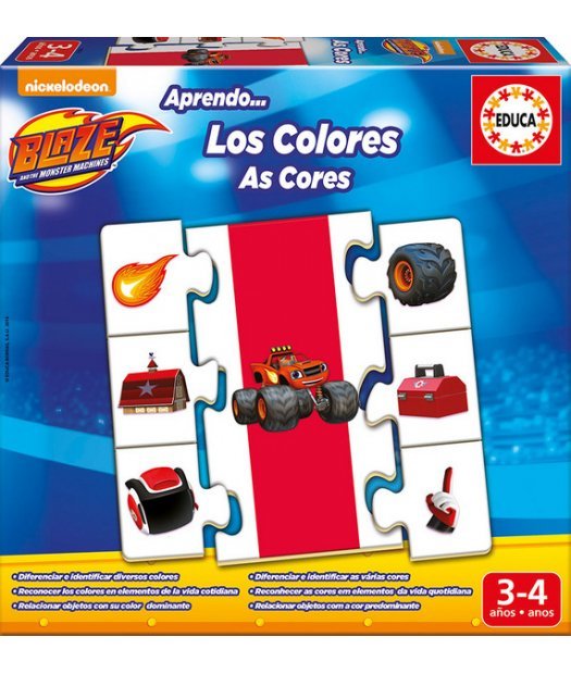 Aprendo Los Colores Blaze. Educa