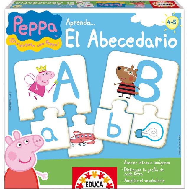 Aprendo El Abecedario Peppa. Educa