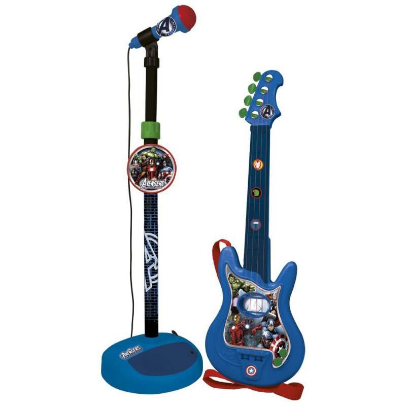 Set Micrófono y Guitarra AVENGERS