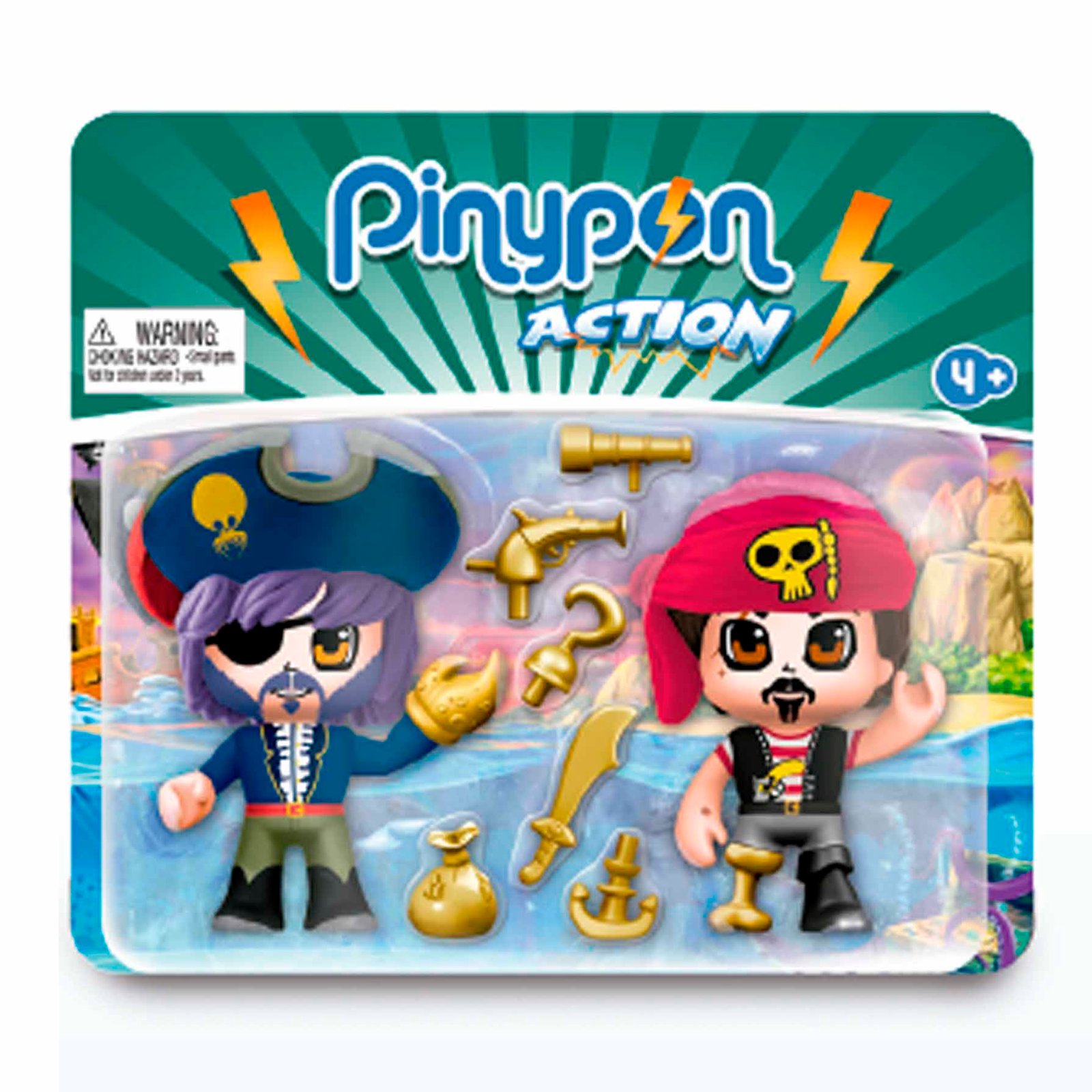 Pinypon Action Piratas 2 Figuras