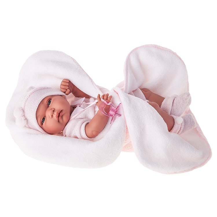 Baby Tonet Manta Rosa. Muñecas Antonio Juan.