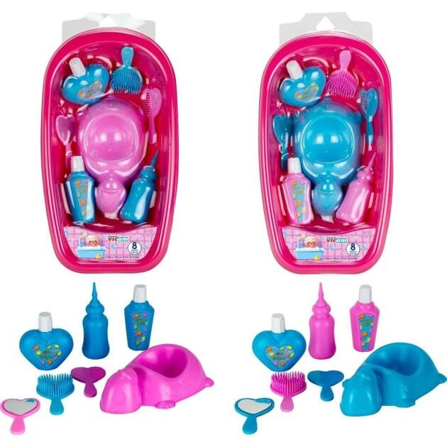 Bañera con Accesorios 8 piezas